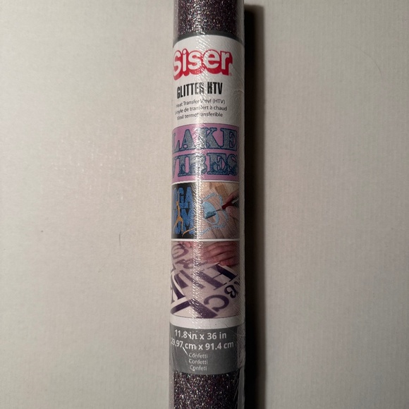 Siser Glitter HTV, 11.8 in. x 36 in., Confetti - Picture 1 of 5